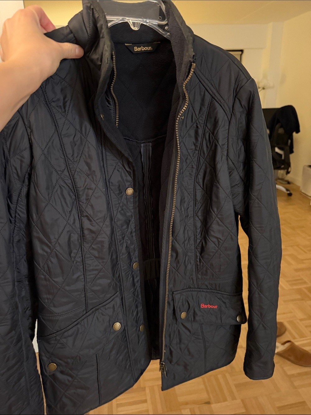 Barbour Quilted Navy Lightweight Jacket